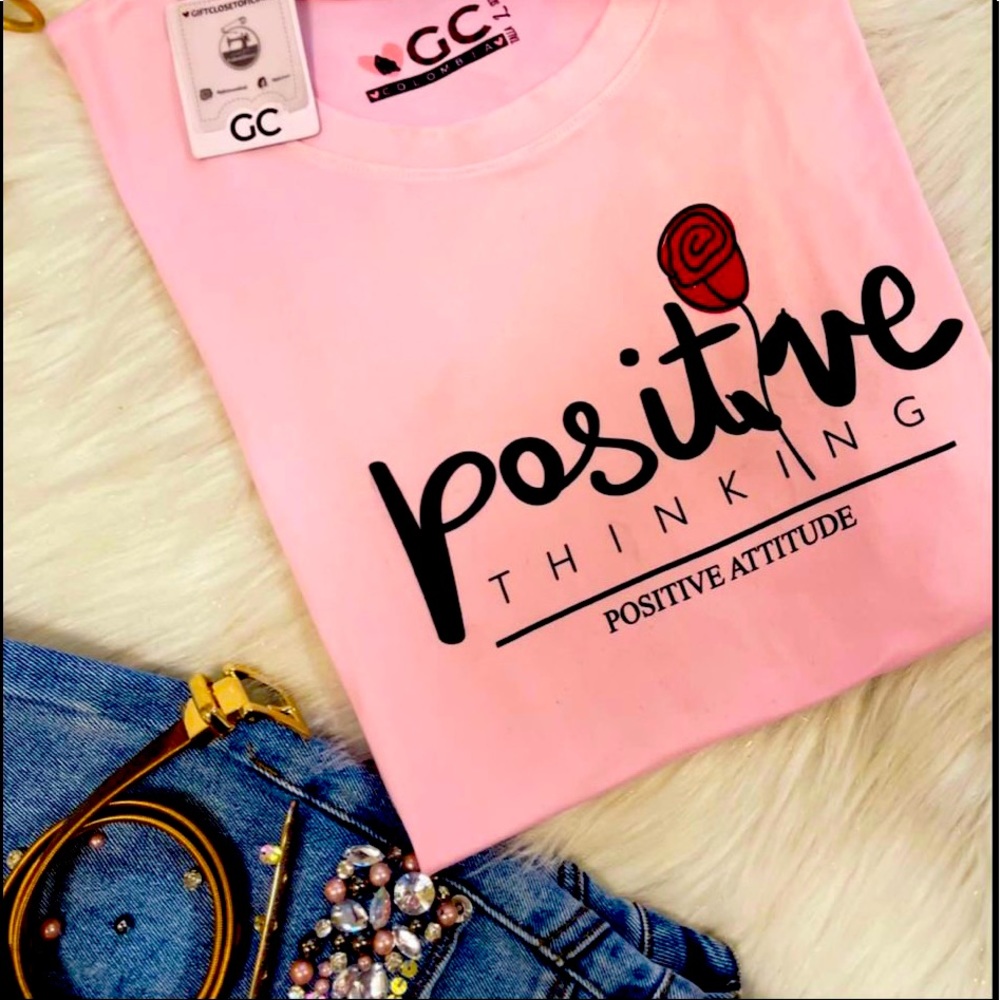 T - Shirt pink (positive )